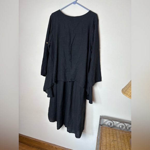 bryn Walker Black Long Sleeve Dress - Picture 8 of 9